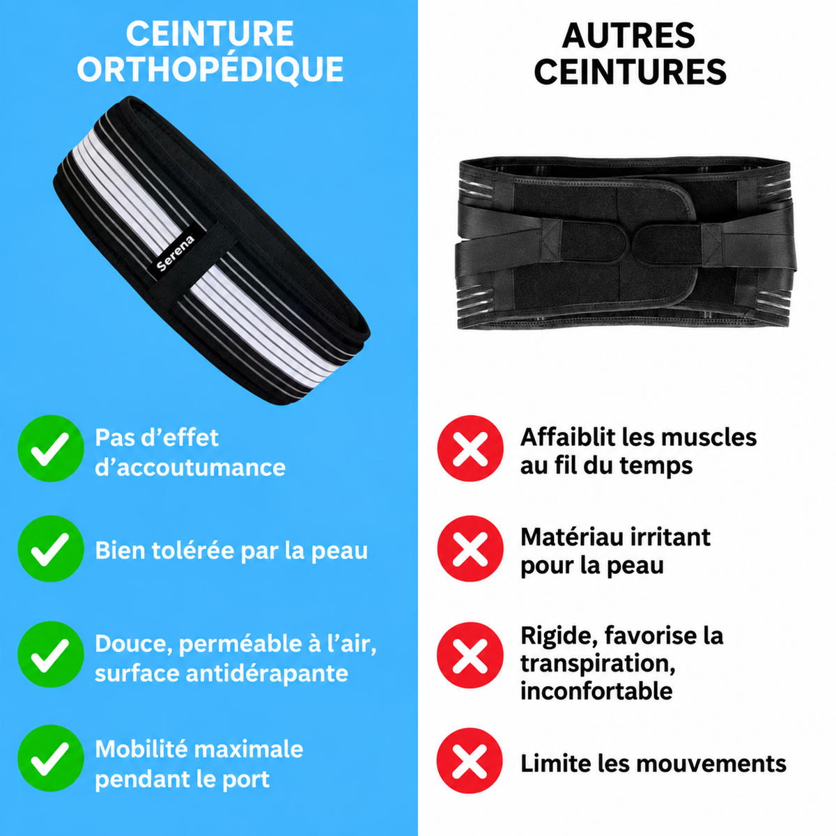 Ceinture orthopédique