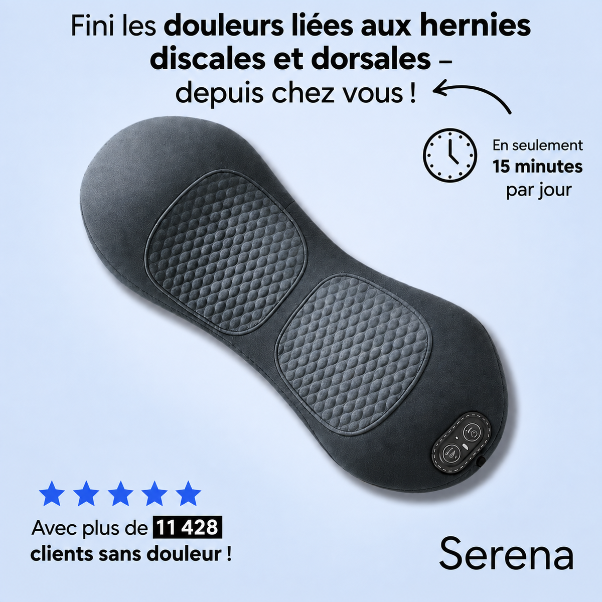 Soulagez vos douleurs dorsales et votre hernie discale sans chirurgie, en seulement 15 minutes par jour.