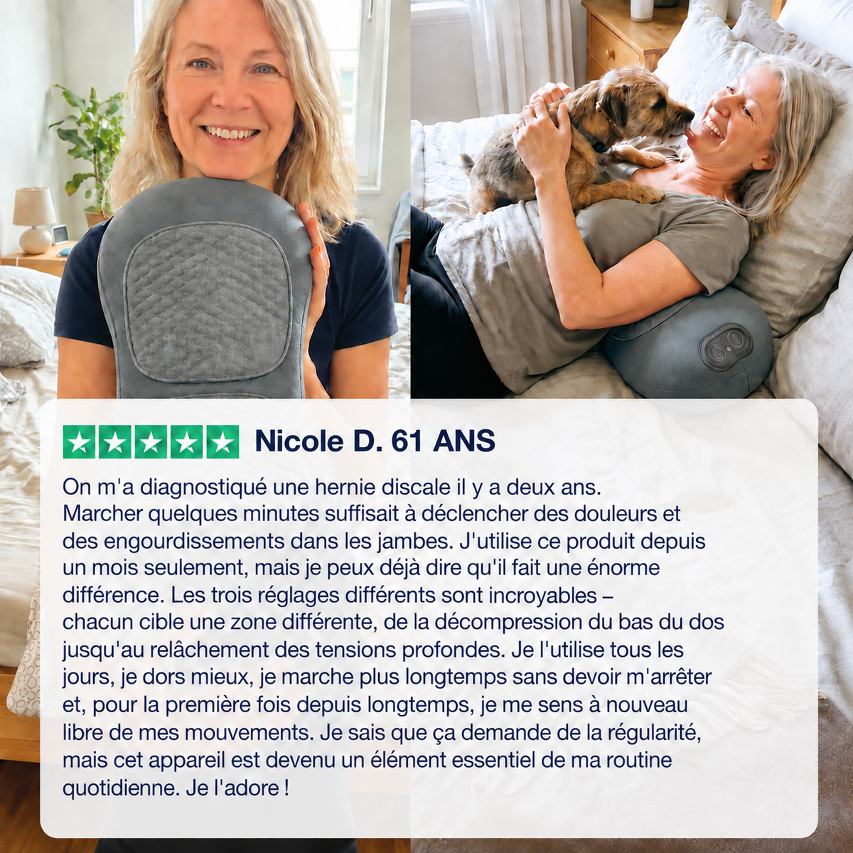 Soulagez vos douleurs dorsales et votre hernie discale sans chirurgie, en seulement 15 minutes par jour.