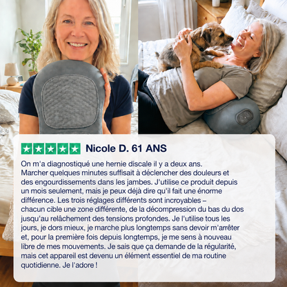 Soulagez vos douleurs dorsales et votre hernie discale sans chirurgie, en seulement 15 minutes par jour.