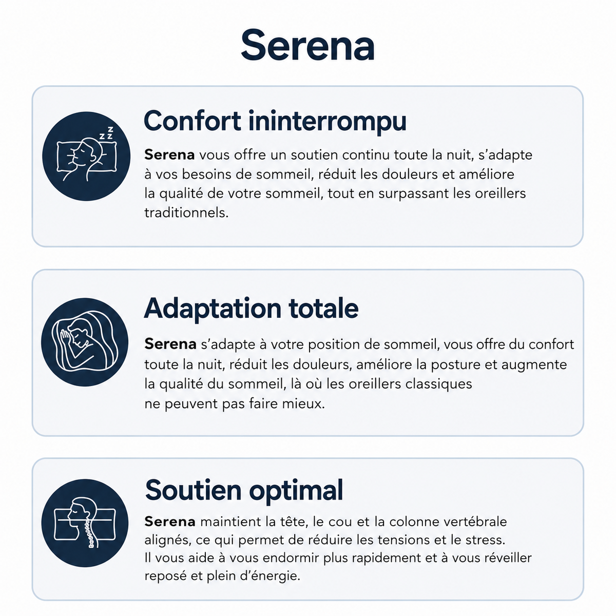 Serena - Enfin, réveillez-vous sans douleur