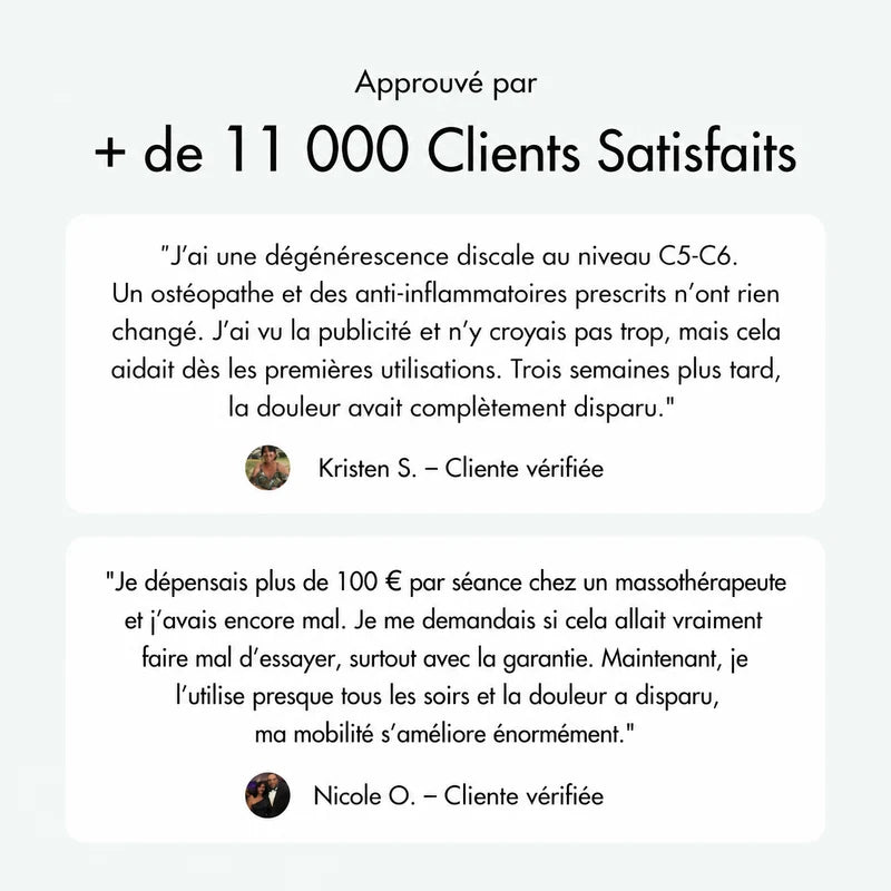 Appareil Serena pour soulager vos douleurs cervicales