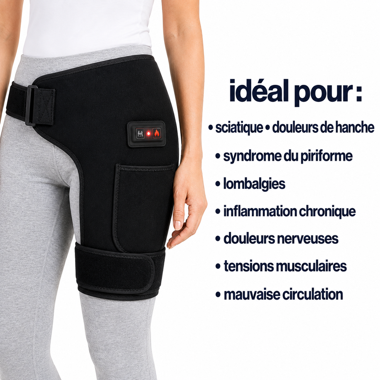 Ceinture thérapeutique 4-en-1 pour la hanche