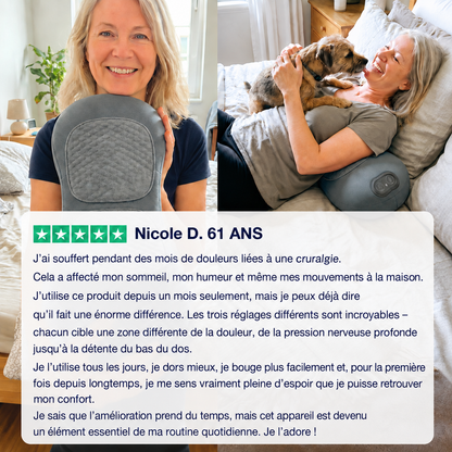 Soulagez vos douleurs dorsales et votre cruralgie sans chirurgie, en seulement 15 minutes par jour.