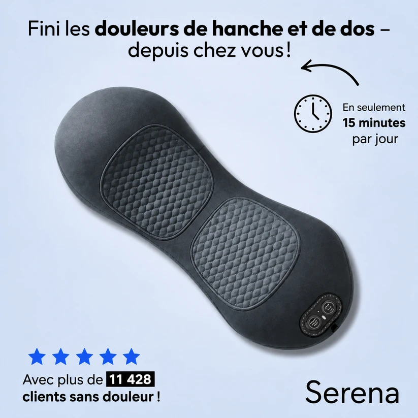 Masseur Serena 3-en-1 pour les douleurs de hanches