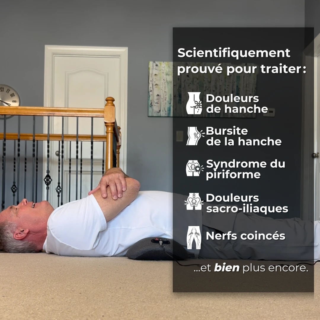 Masseur Serena 3-en-1 pour les douleurs de hanches