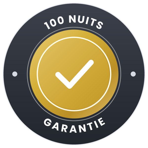 Garantie 100 nuits satisfait ou remboursé
